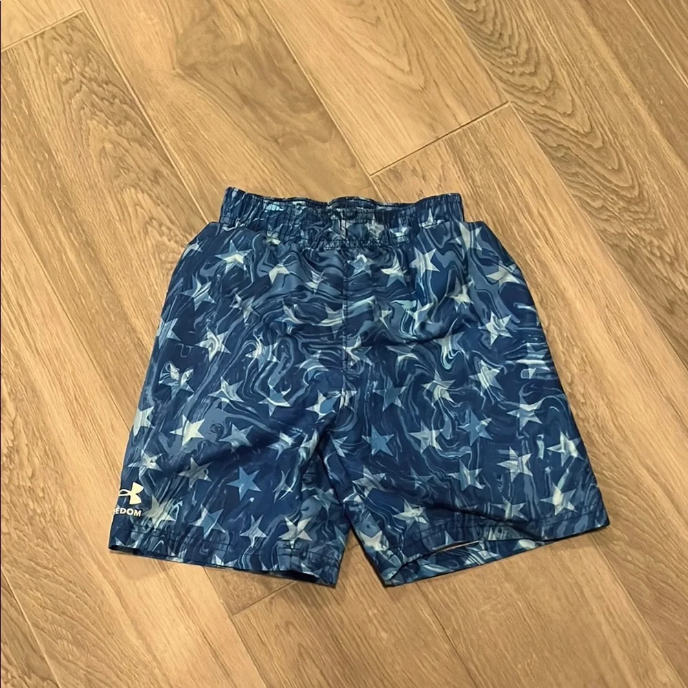 Under Armour Boys Blue Swim Shorts Size: 6